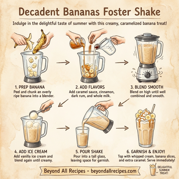 Decadent Bananas Foster Shake instructions