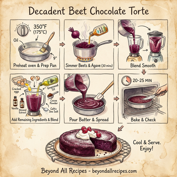 Decadent Beet Chocolate Torte instructions