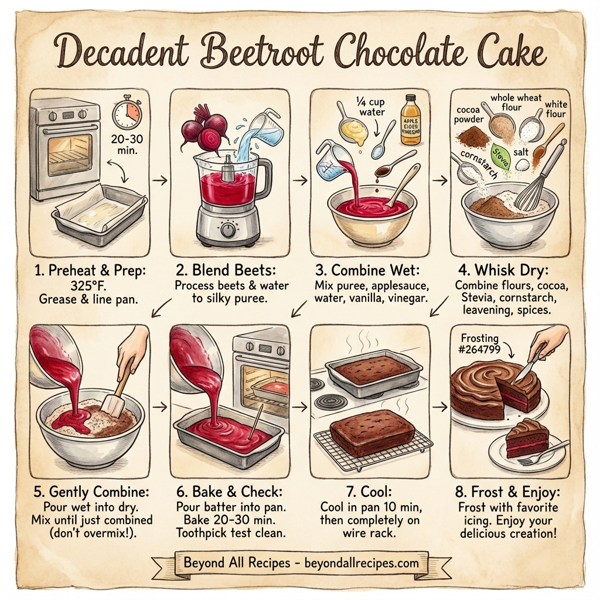 Decadent Beetroot Chocolate Cake instructions