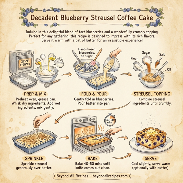 Decadent Blueberry Streusel Coffee Cake instructions