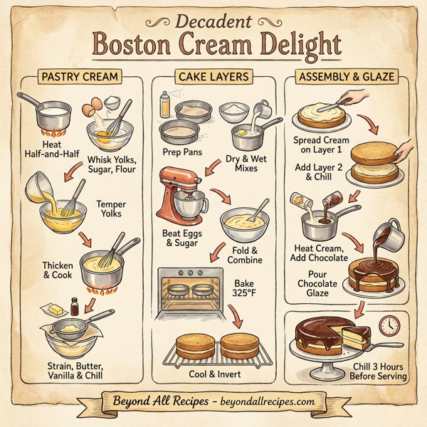 Decadent Boston Cream Delight instructions