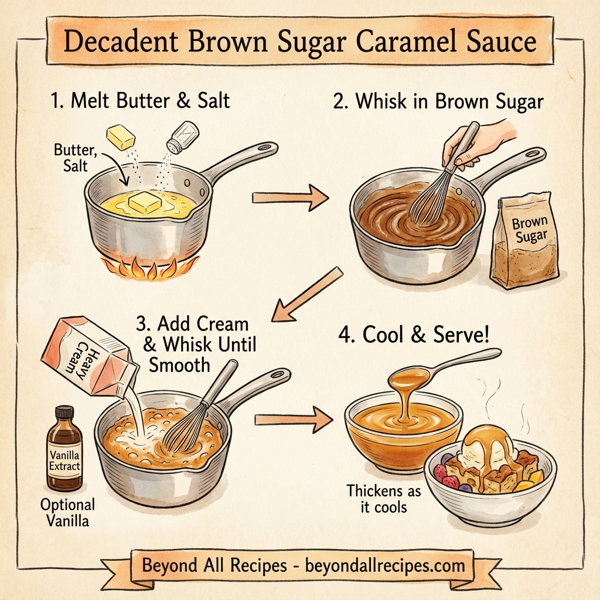 Decadent Brown Sugar Caramel Sauce instructions