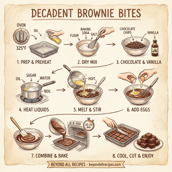 Decadent Brownie Bites instructions