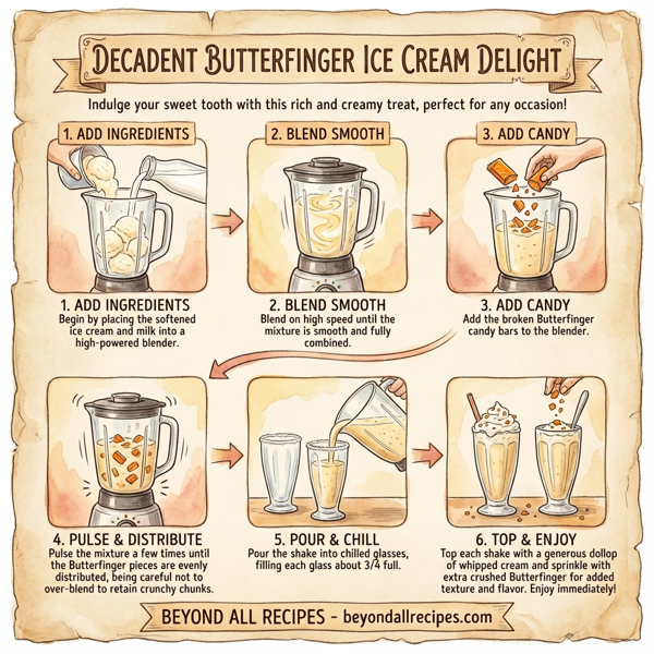 Decadent Butterfinger Ice Cream Delight instructions