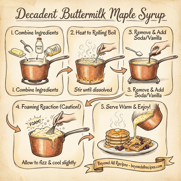 Decadent Buttermilk Maple Syrup instructions
