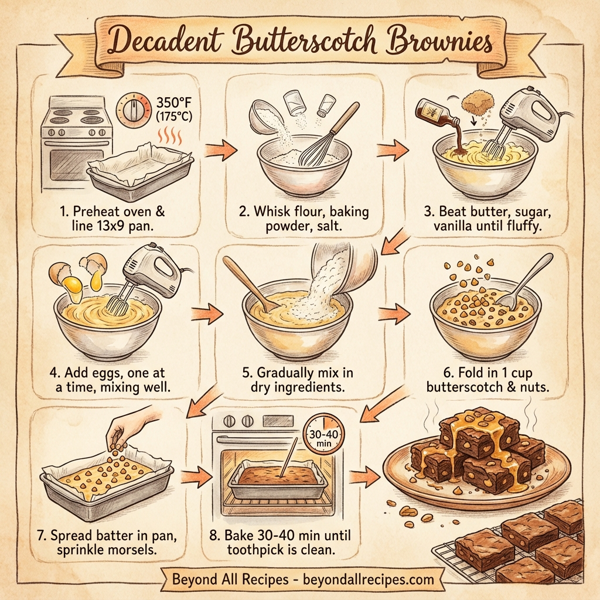 Decadent Butterscotch Brownies instructions