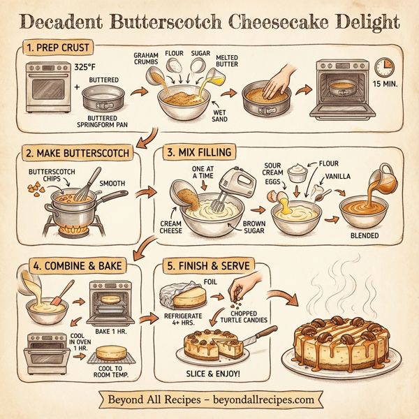 Decadent Butterscotch Cheesecake Delight instructions