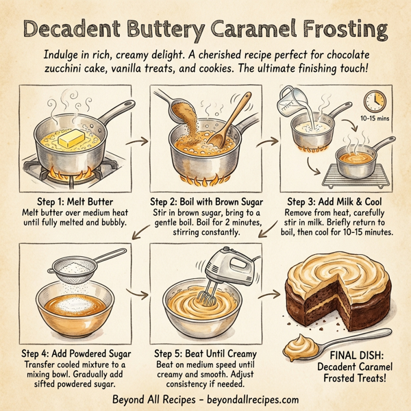 Decadent Buttery Caramel Frosting instructions
