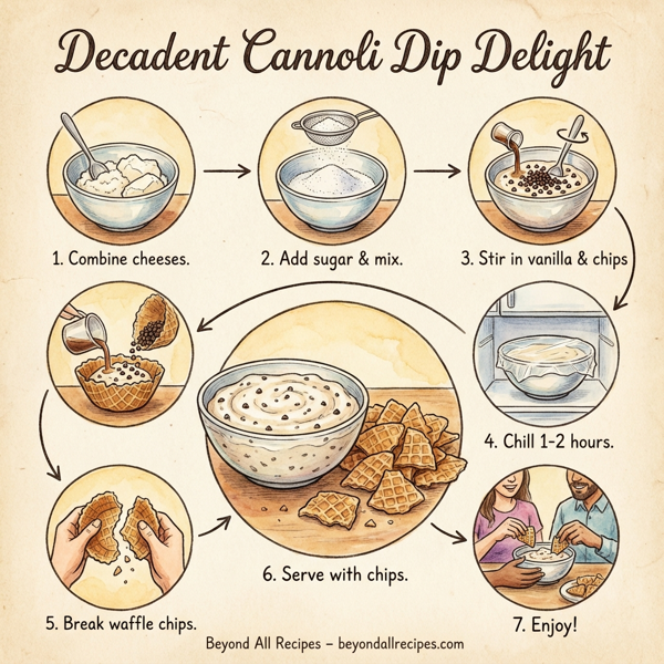 Decadent Cannoli Dip Delight instructions