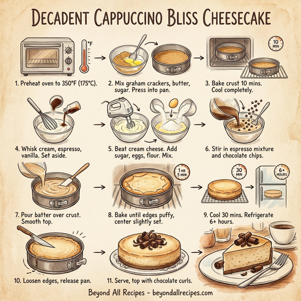 Decadent Cappuccino Bliss Cheesecake instructions