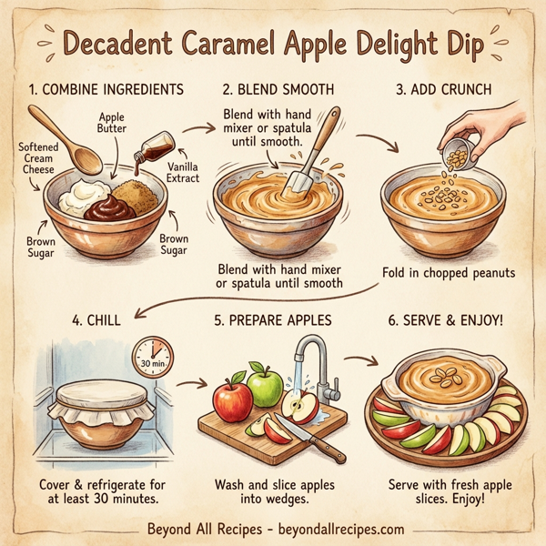 Decadent Caramel Apple Delight Dip instructions