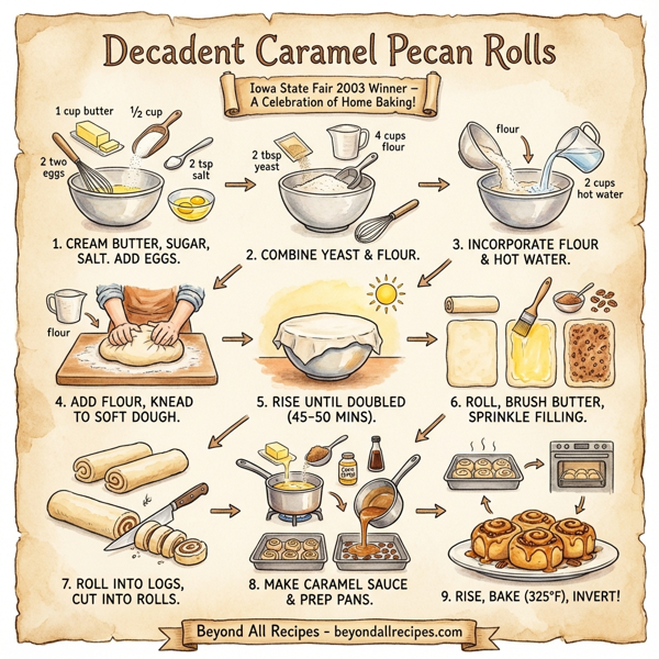 Decadent Caramel Pecan Rolls instructions