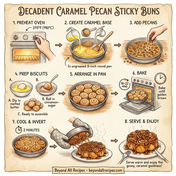Decadent Caramel Pecan Sticky Buns instructions