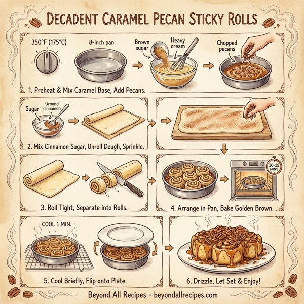 Decadent Caramel Pecan Sticky Rolls instructions
