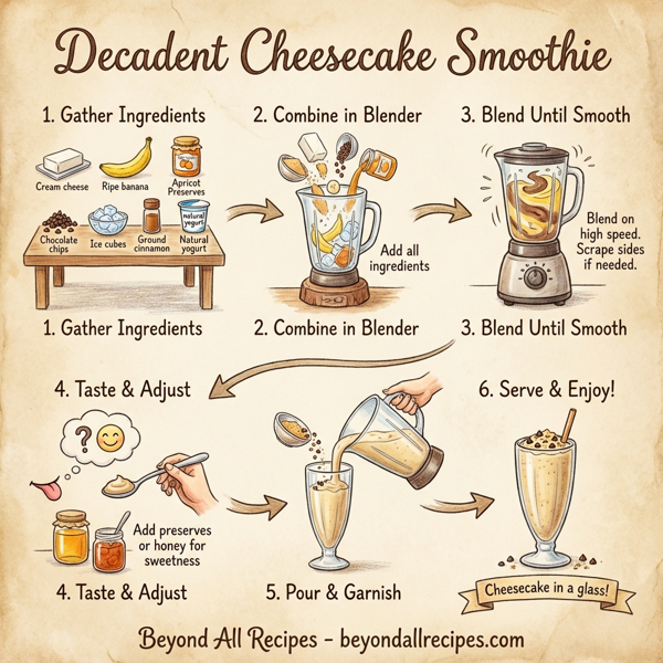 Decadent Cheesecake Smoothie instructions