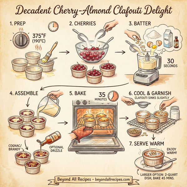 Decadent Cherry-Almond Clafouti Delight instructions