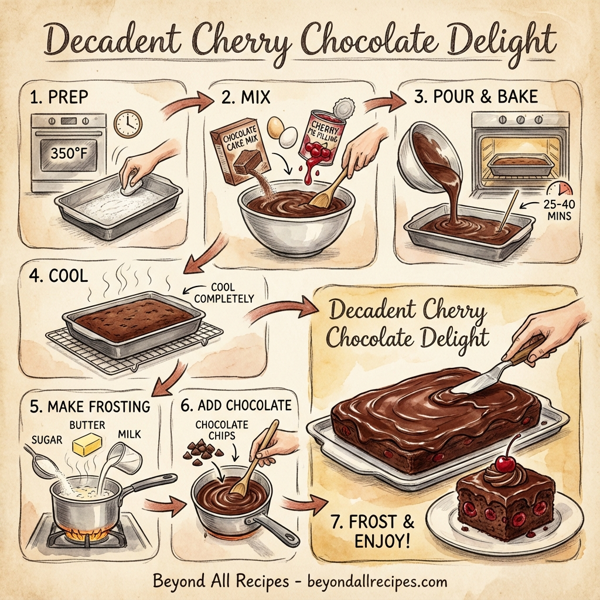 Decadent Cherry Chocolate Delight instructions