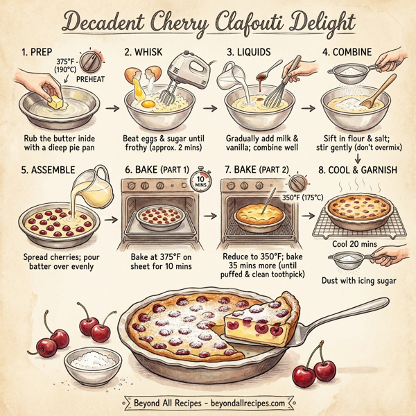 Decadent Cherry Clafouti Delight instructions
