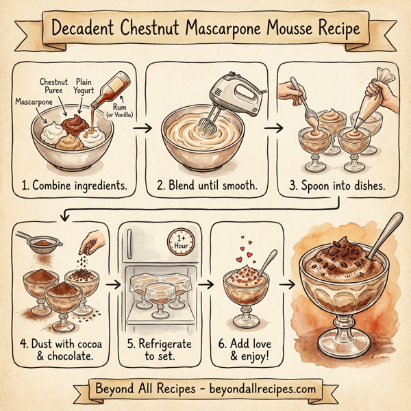 Decadent Chestnut Mascarpone Mousse instructions