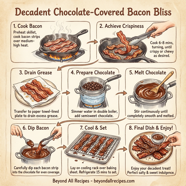 Decadent Chocolate-Covered Bacon Bliss instructions