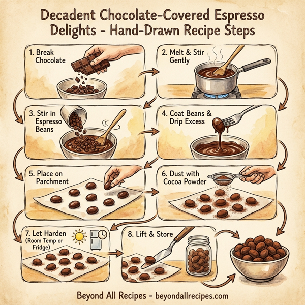 Decadent Chocolate-Covered Espresso Delights instructions