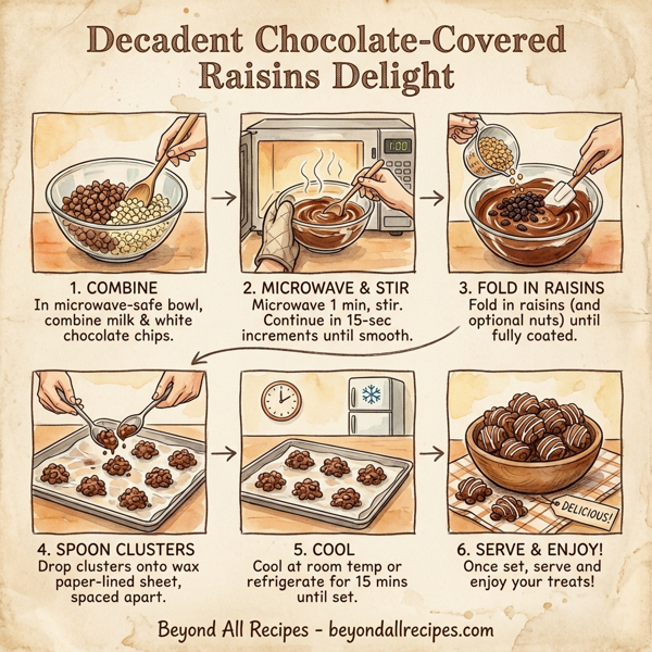 Decadent Chocolate-Covered Raisins Delight instructions
