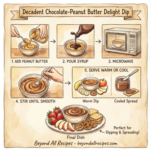 Decadent Chocolate-Peanut Butter Delight Dip instructions