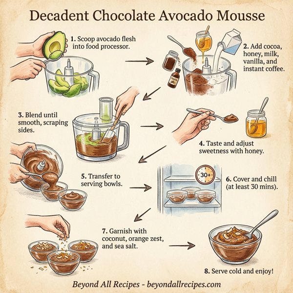 Decadent Chocolate Avocado Mousse instructions