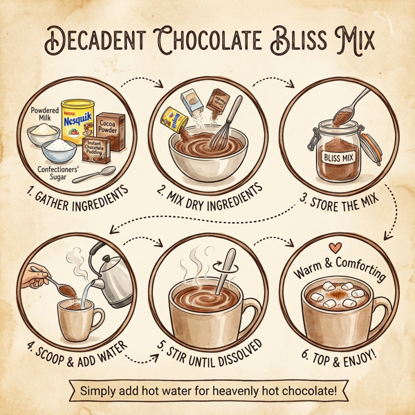 Decadent Chocolate Bliss Mix instructions