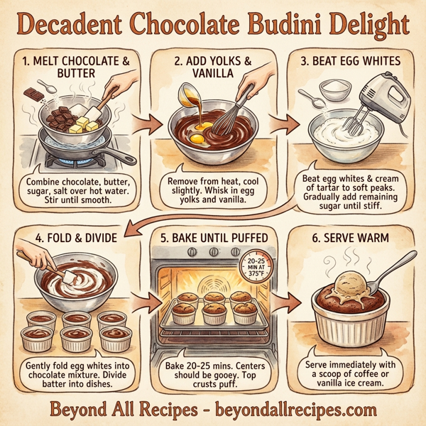 Decadent Chocolate Budini Delight instructions