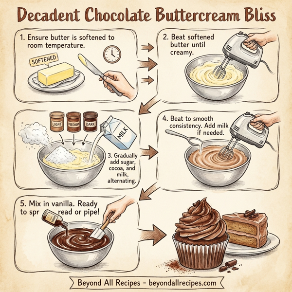 Decadent Chocolate Buttercream Bliss instructions
