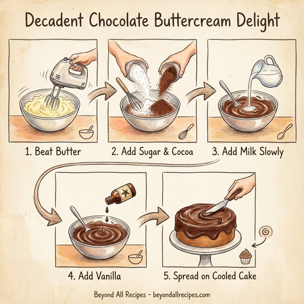 Decadent Chocolate Buttercream Delight instructions