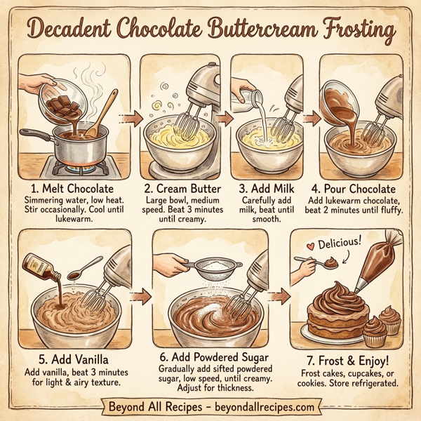 Decadent Chocolate Buttercream Frosting instructions