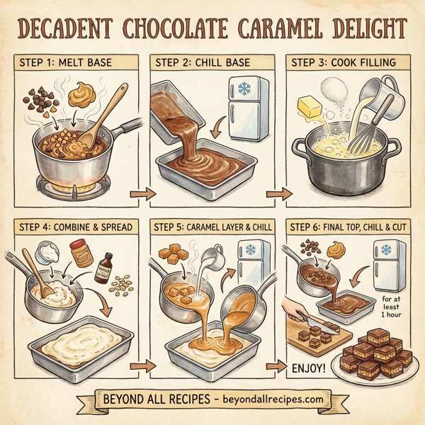 Decadent Chocolate Caramel Delight instructions