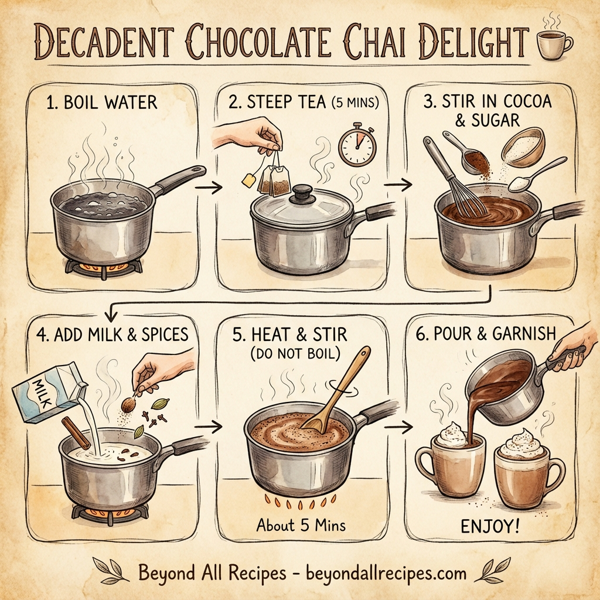 Decadent Chocolate Chai Delight instructions