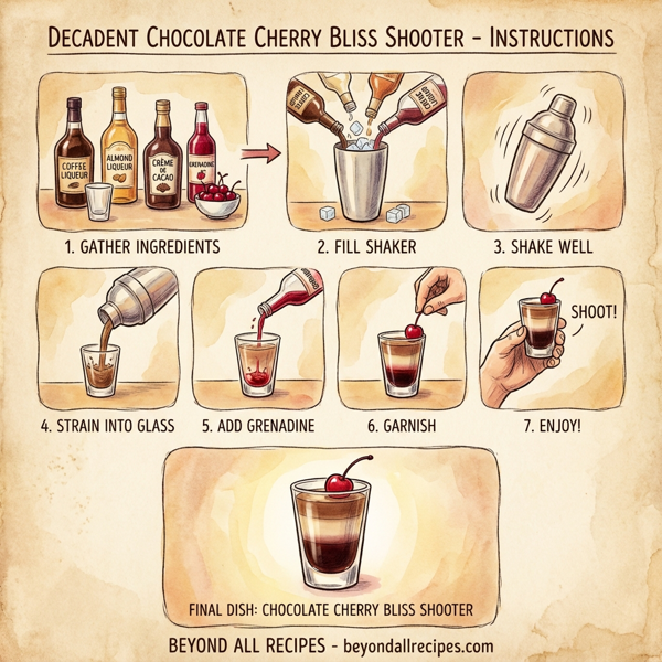 Decadent Chocolate Cherry Bliss Shooter instructions