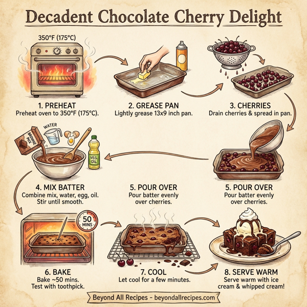 Decadent Chocolate Cherry Delight instructions