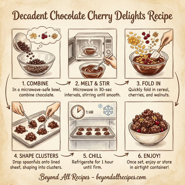 Decadent Chocolate Cherry Delights instructions