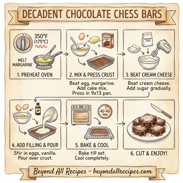 Decadent Chocolate Chess Bars instructions