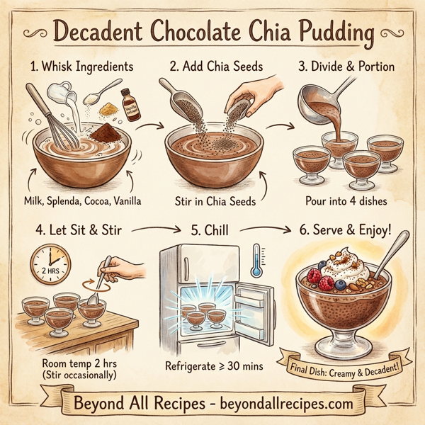 Decadent Chocolate Chia Pudding instructions