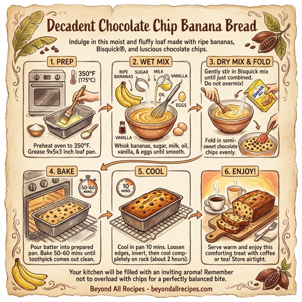 Decadent Chocolate Chip Banana Bread instructions