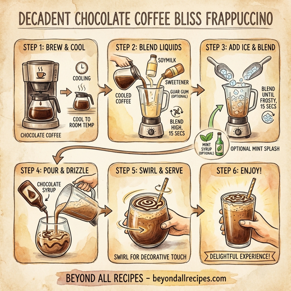 Decadent Chocolate Coffee Bliss Frappuccino instructions