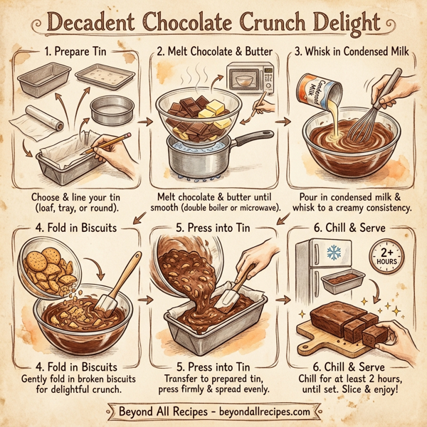 Decadent Chocolate Crunch Delight instructions
