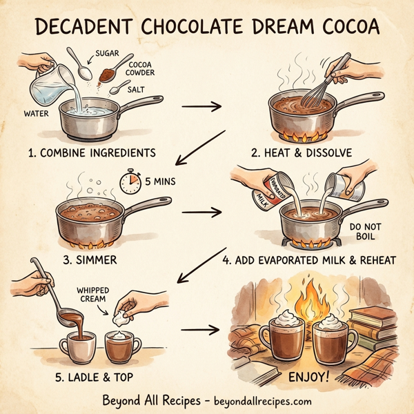 Decadent Chocolate Dream Cocoa instructions