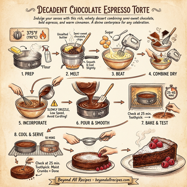 Decadent Chocolate Espresso Torte instructions