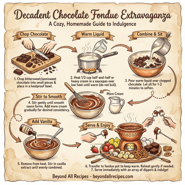 Decadent Chocolate Fondue Extravaganza instructions