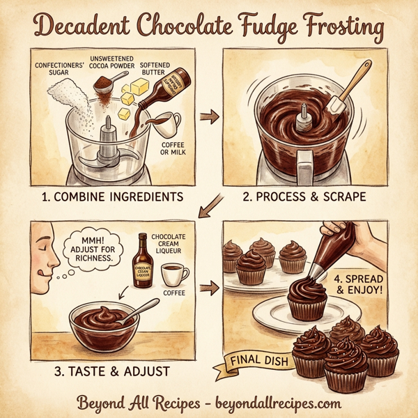 Decadent Chocolate Fudge Frosting instructions