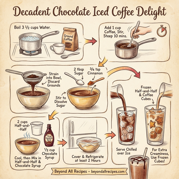 Decadent Chocolate Iced Coffee Delight instructions