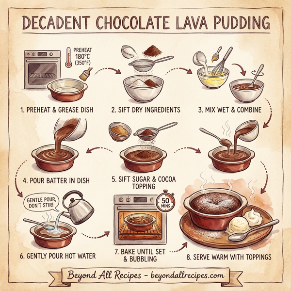 Decadent Chocolate Lava Pudding instructions