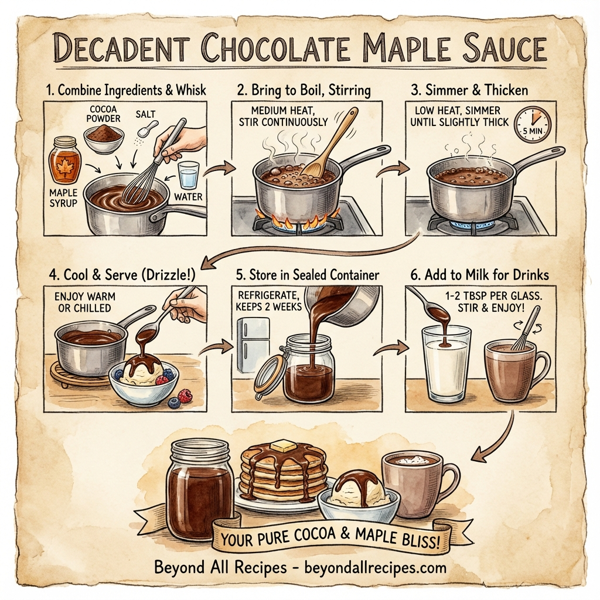 Decadent Chocolate Maple Sauce instructions